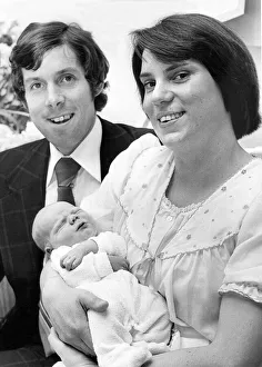Brendan Foster and his wife Sue with their first child Paul in the Queen Elizabeth Brendan Foster and his wife Sue with their first child Paul in the Queen Elizabeth