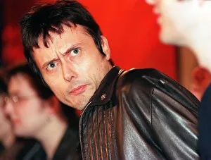 Brett Anderson singer of Suede March 1999 At their press conference in the " Brett Anderson singer of Suede March 1999 At their press conference in the "