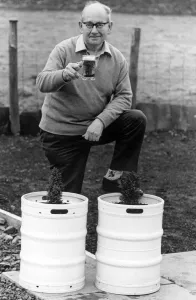 Brewery Bosses are demanding the return of two beer kegs that have since been turned into Brewery Bosses are demanding the return of two beer kegs that have since been turned into