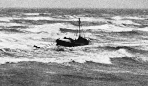 A Bridlington lifeboat assists a fishing vessel during a gale in the North Sea A Bridlington lifeboat assists a fishing vessel during a gale in the North Sea