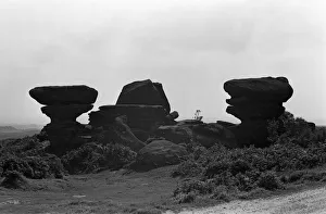 Brimham Rocks, Brimham Moor, North Yorkshire. September 1971 Brimham Rocks, Brimham Moor, North Yorkshire. September 1971