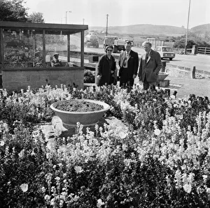 Britain in Bloom judges in Guisborough. 1971 Britain in Bloom judges in Guisborough. 1971