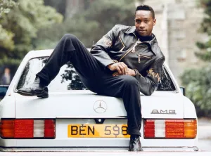 British boxer Nigel Benn with his new custom made Mercedes-Benz. 3rd July 1992 British boxer Nigel Benn with his new custom made Mercedes-Benz. 3rd July 1992
