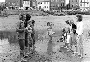 British Drought May 1976 The low tide at the River Thames are reaching a record low British Drought May 1976 The low tide at the River Thames are reaching a record low