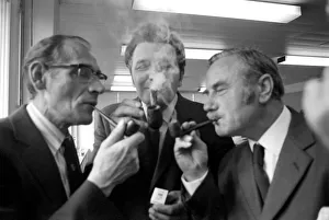 British National Pipe Smoking Championships: L-R: Donald Farndon (3rd place) British National Pipe Smoking Championships: L-R: Donald Farndon (3rd place)