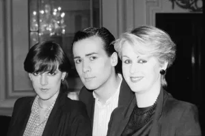 British pop group The Human League-left to right: Joanne Catherall British pop group The Human League-left to right: Joanne Catherall
