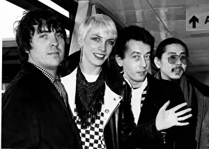 British pop group The Tourists with 1980 Scottish singer Annie Lennox British pop group The Tourists with 1980 Scottish singer Annie Lennox