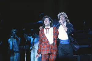 British pop group Wham pictured on their 10-day visit to China, April 1985 British pop group Wham pictured on their 10-day visit to China, April 1985
