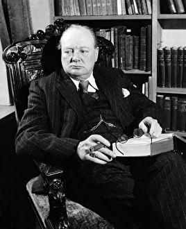 British Prime Minister Winston Churchill, 1939 British Prime Minister Winston Churchill, 1939