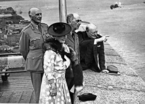 British Prime Minister Winston Churchill with The Earl and Countess of Athlone British Prime Minister Winston Churchill with The Earl and Countess of Athlone