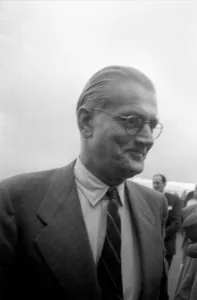 British spy Edgar Sanders seen here returning to the UK British spy Edgar Sanders seen here returning to the UK