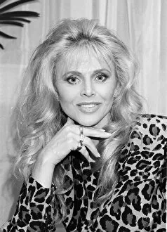 Images Dated 23rd February 1989: Britt Ekland, actress - 23 / 2 / 1989