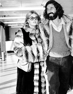 Britt Ekland Actress with her boyfriend Lew Adler in Paris DBase Britt Ekland Actress with her boyfriend Lew Adler in Paris DBase