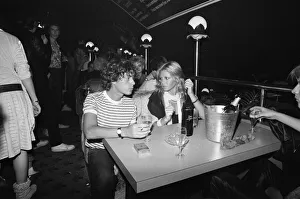 Britt Ekland and friend at the Music Machine in London's Camden Town. 26th June 1982 Britt Ekland and friend at the Music Machine in London's Camden Town. 26th June 1982