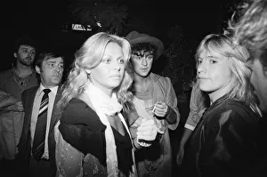 Britt Ekland, Steve Strange and other guests at the Music Machine in London' Britt Ekland, Steve Strange and other guests at the Music Machine in London'