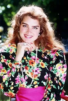 Images Dated 15th June 1988: Brooke Shields actress in June 1988 A©mirrorpix