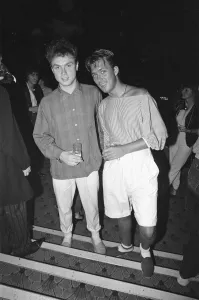 Brothers Gary and Martin Kemp of pop group Spandau Ballet at the Music Machine in Brothers Gary and Martin Kemp of pop group Spandau Ballet at the Music Machine in