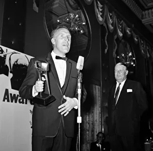 Bruce Forsyth at the Daily Mirror Television Award show. 29th July 1962 Bruce Forsyth at the Daily Mirror Television Award show. 29th July 1962