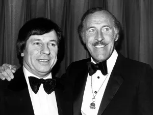 Bruce Forsyth pictured with Lakeside Club owner Bob Potter February 1982 Bruce Forsyth pictured with Lakeside Club owner Bob Potter February 1982