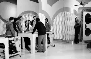 Bruce Forsyth seen here during rehearsals for The Generation Game December 1975 Bruce Forsyth seen here during rehearsals for The Generation Game December 1975