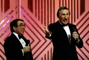 Bruce Forsyth TV Presenter with Ronnie Corbett Bruce Forsyth TV Presenter with Ronnie Corbett