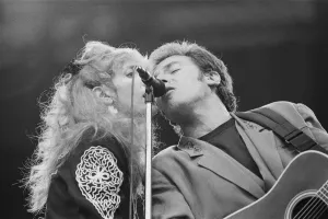 Bruce Springsteen performing with The E Street Band at Villa Park, The Midlands, England Bruce Springsteen performing with The E Street Band at Villa Park, The Midlands, England