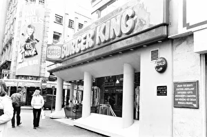 Burger King Coventry Street London 11th January 1980 Burger King Coventry Street London 11th January 1980