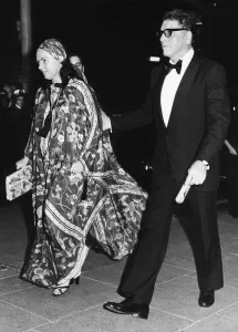 Burt Lancaster actor with friend Vicki Pierson 1976 arriving at premiere of Burt Lancaster actor with friend Vicki Pierson 1976 arriving at premiere of
