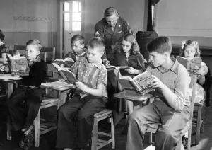 Burtonwood, US Air Base Dependents School, also known as Base Air Depot 1 (BAD 1) Burtonwood, US Air Base Dependents School, also known as Base Air Depot 1 (BAD 1)