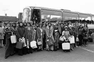 Bydales School pupils off to Holland. 1976 Bydales School pupils off to Holland. 1976