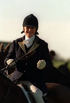 Camilla Parker Bowles horseriding in December 1997 Camilla Parker Bowles horseriding in December 1997