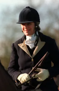 Camilla Parker Bowles horseriding in December 1997 Camilla Parker Bowles horseriding in December 1997