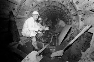 Cannair Moodie Ltd employees working on a seven mile tunnel under Coventry city centre Cannair Moodie Ltd employees working on a seven mile tunnel under Coventry city centre