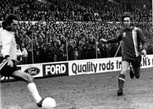Cardiff City's new signing Robin Friday closes in on Fulham's Alan Slough Cardiff City's new signing Robin Friday closes in on Fulham's Alan Slough