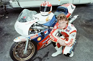 Carl Fogarty, Motorbike Racer, aged 23 years old, 22nd September 1988 Carl Fogarty, Motorbike Racer, aged 23 years old, 22nd September 1988