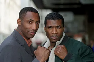 Carl Thompson Boxing February 99 Pictured with Johnny Nelson at press conference Carl Thompson Boxing February 99 Pictured with Johnny Nelson at press conference