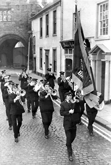 The Carlisle Salvation Army band in February 1976 The Carlisle Salvation Army band in February 1976