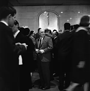 Carlo Ponti, husband of Sophia Loren at a press conference at the Savoy Hotel, London Carlo Ponti, husband of Sophia Loren at a press conference at the Savoy Hotel, London
