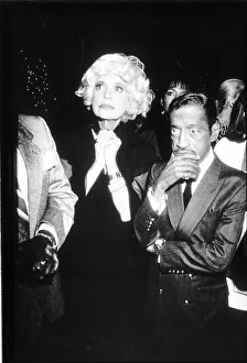 Carol Channing actress with Sammy Davis Jnr December 1988 Carol Channing actress with Sammy Davis Jnr December 1988