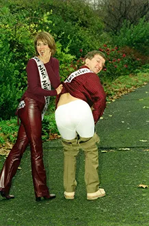 Carol Smillie TV Presenter November 98 Who has been voted Rear Of The Year pictured Carol Smillie TV Presenter November 98 Who has been voted Rear Of The Year pictured