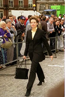 Carol Vorderman TV Presenter September 1999 arrives for Jill Dando Memorial Service Carol Vorderman TV Presenter September 1999 arrives for Jill Dando Memorial Service