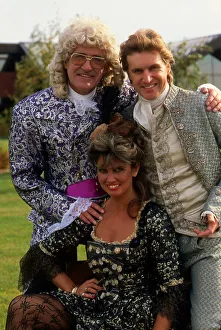 Caroline Munro with Jim Bowen & Michael Howe 1986 Caroline Munro with Jim Bowen & Michael Howe 1986