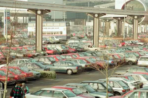 Full Carpark, Merry Hill Shopping Centre in Brierley Hill, first day of Christmas Sales Full Carpark, Merry Hill Shopping Centre in Brierley Hill, first day of Christmas Sales