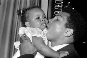 Cassius Clay. Muhammad Ali and daughter Hannah. Ali has baby sitter problems Cassius Clay. Muhammad Ali and daughter Hannah. Ali has baby sitter problems