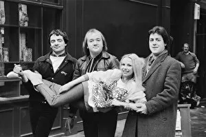 Images Dated 20th October 1980: The cast of the BBC comedy satire 'Not The Nine O Clock News'