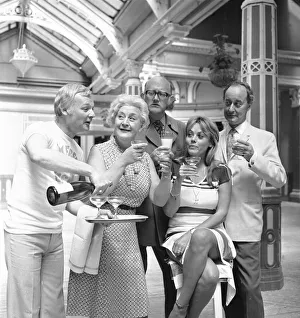 Some of the cast of the BBC TV situation comedy Are You Being Served seen here Some of the cast of the BBC TV situation comedy Are You Being Served seen here