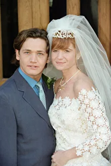 The cast of EastEnders filming scenes for the wedding of characters Ricky Butcher The cast of EastEnders filming scenes for the wedding of characters Ricky Butcher