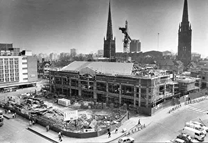 The Cathedral Lanes Shopping Centre in Coventry, Midlands, England, under construction The Cathedral Lanes Shopping Centre in Coventry, Midlands, England, under construction