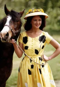 Catherine Zeta Jones actress pictured on location in Pluckley Kent for the filming of The Catherine Zeta Jones actress pictured on location in Pluckley Kent for the filming of The