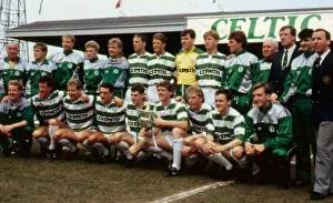 Celtic squad with Scottish Cup trophy May 1988 Celtic squad with Scottish Cup trophy May 1988